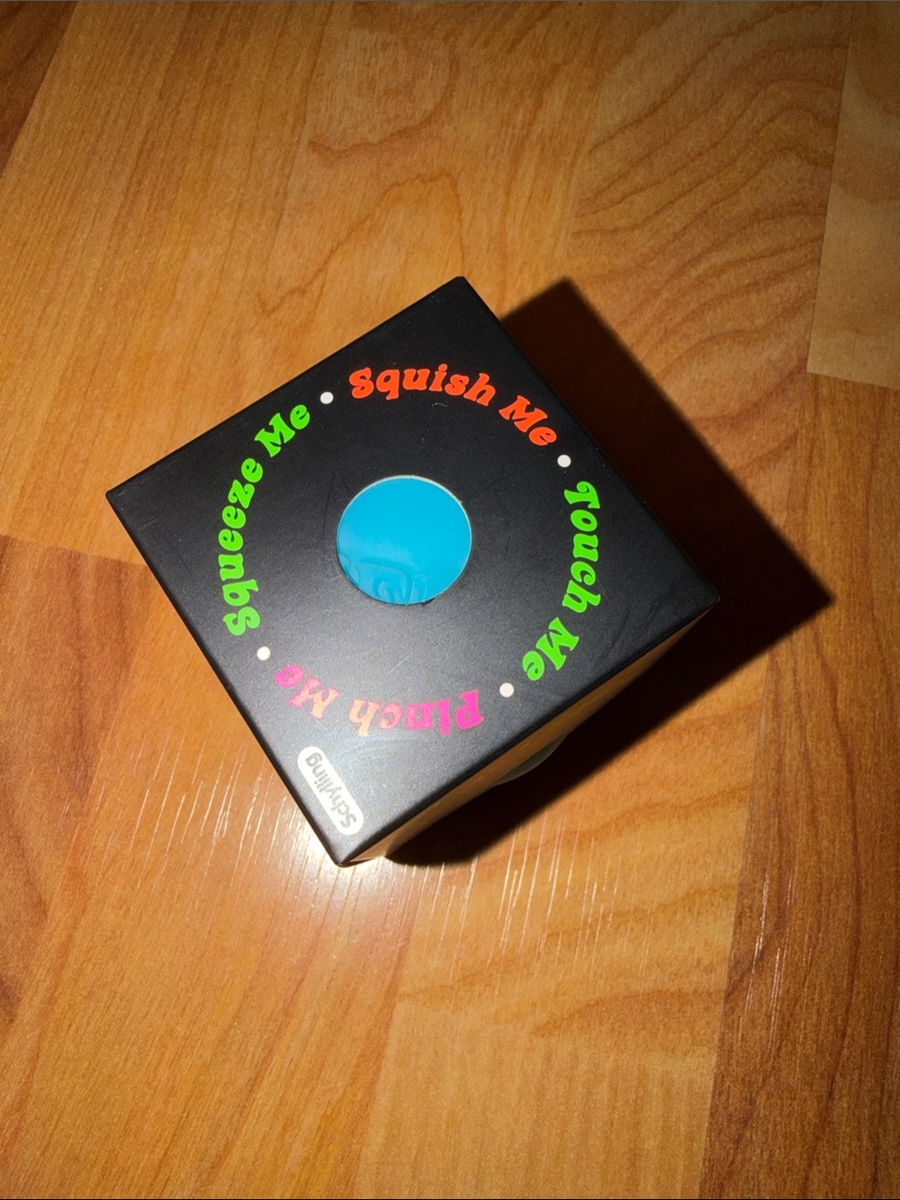 The Groovy NeeDoh Glob! Stress Ball - Black/Multicolor Packaging